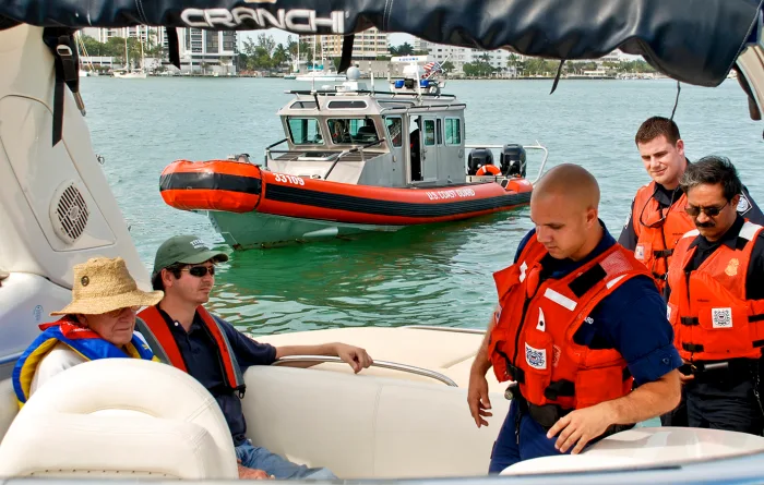 USCG boat inspection