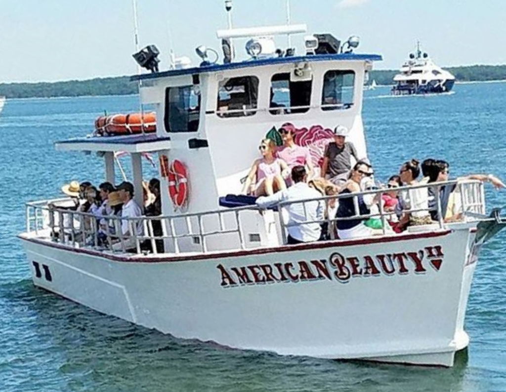 American Beauty II nature cruise full boat cruising Shelter Island Sound
